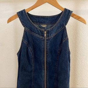 [Jordache] Vintage Denim Zipup Dress